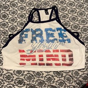 🌺Crop tank S ‘Free your mind’🌺